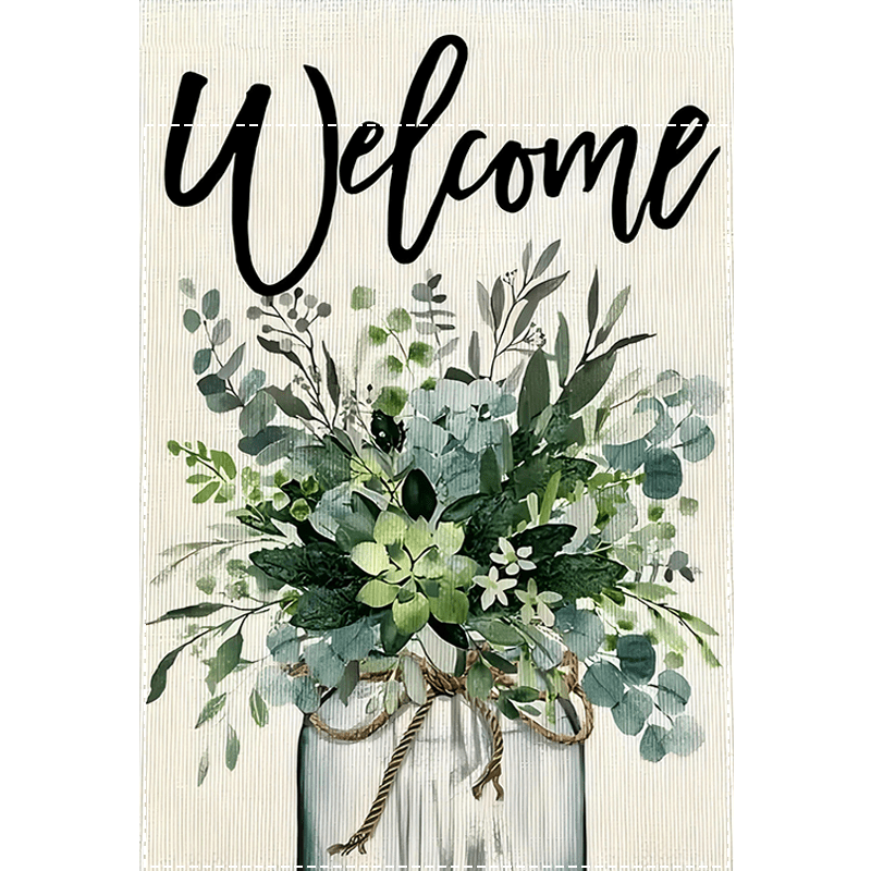 Charming Spring Welcome Garden Flag