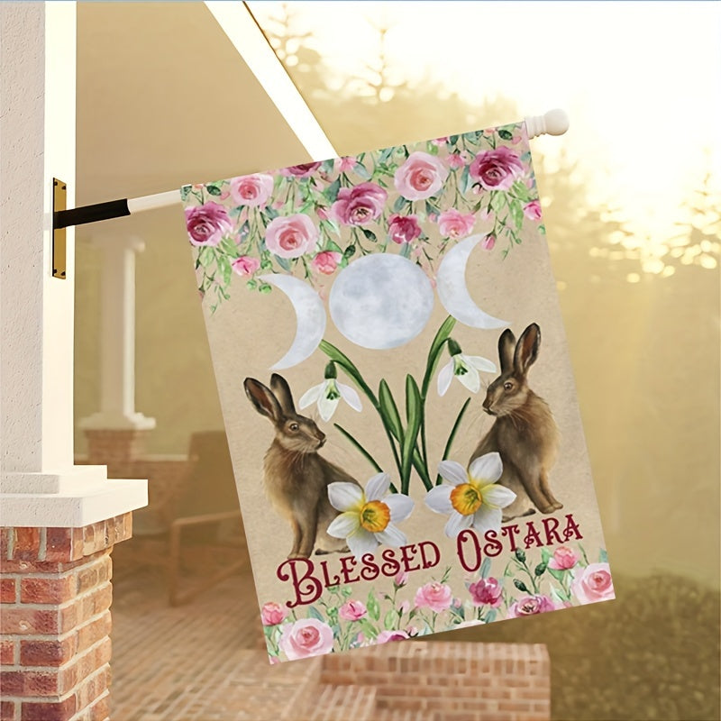 Blessed Ostara Garden Flag