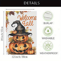 Welcome Fall Garden Flag