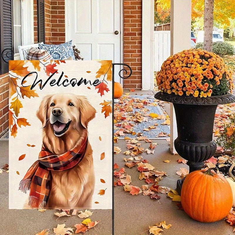 Cozy Fall Garden Flag