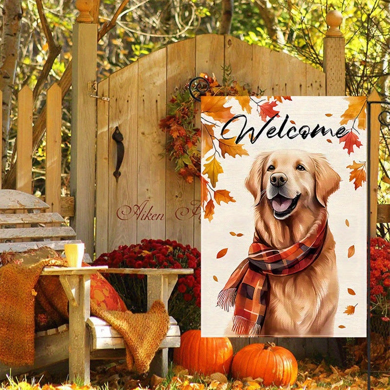 Cozy Fall Garden Flag