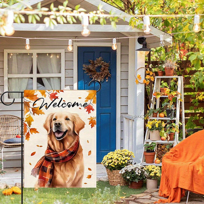 Cozy Fall Garden Flag