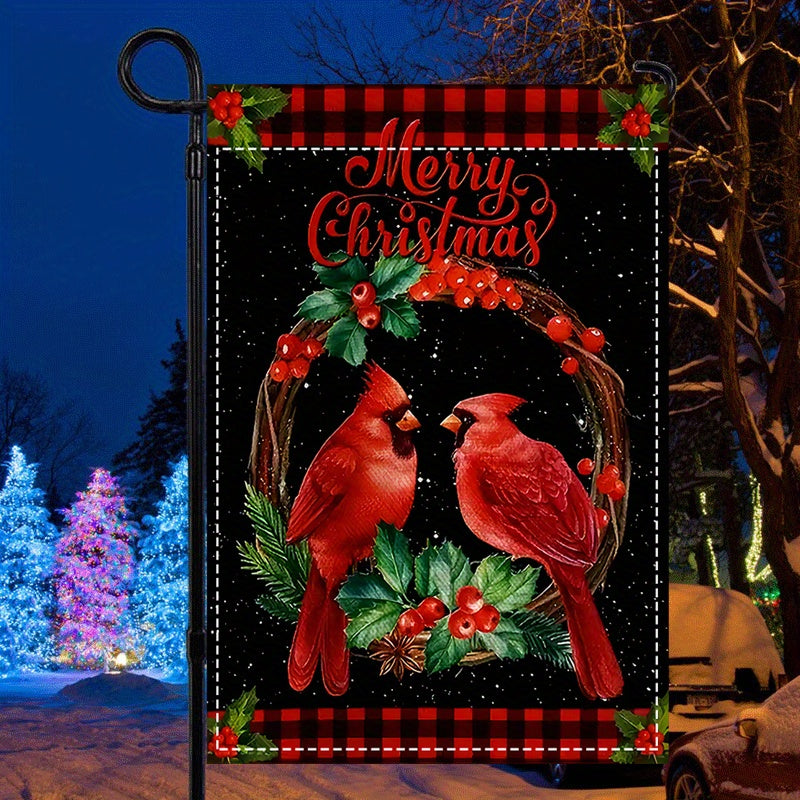 Double-Sided Christmas Garden Flag