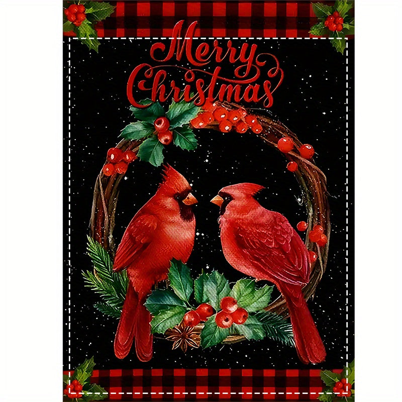 Double-Sided Christmas Garden Flag