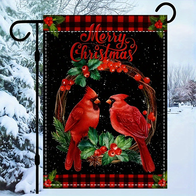 Double-Sided Christmas Garden Flag