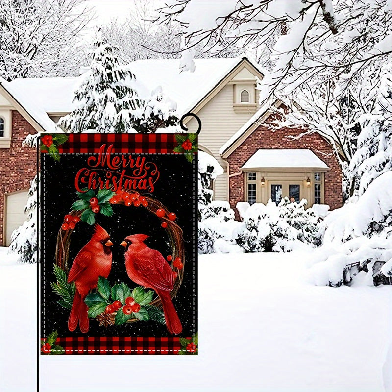 Double-Sided Christmas Garden Flag