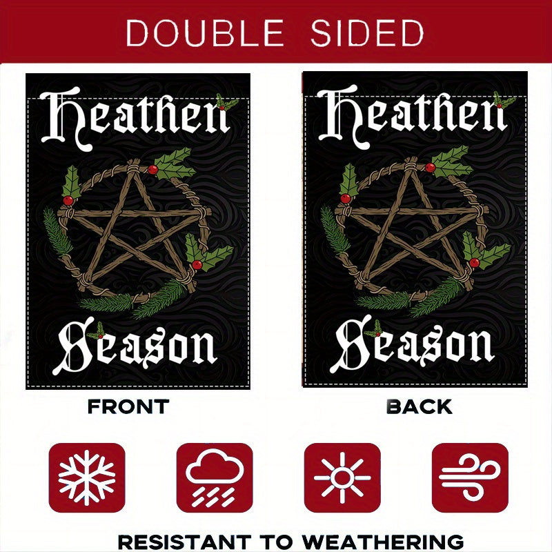 Heathen Season Garden Flag