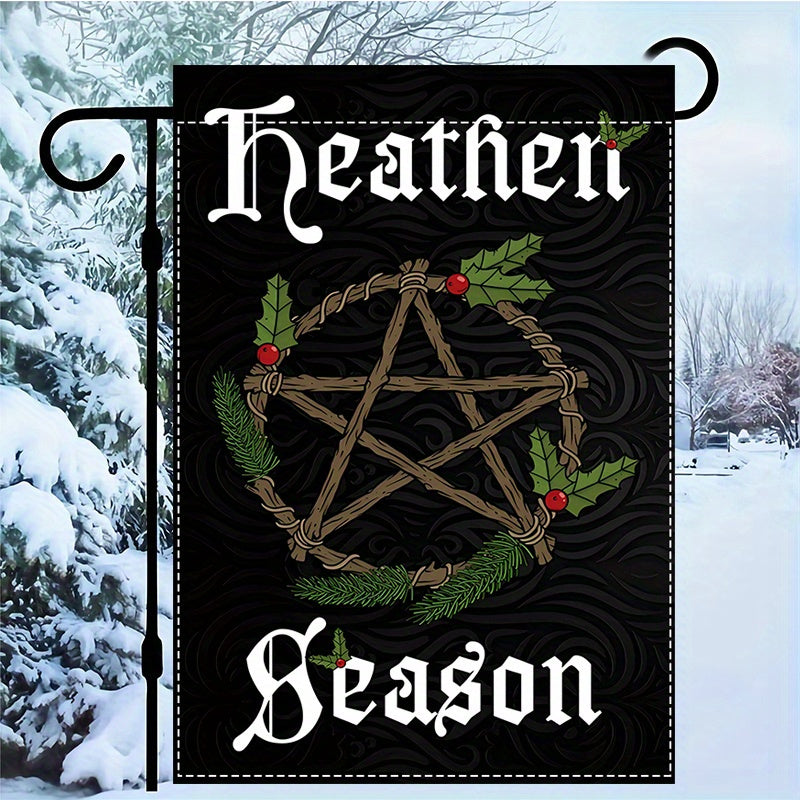 Heathen Season Garden Flag