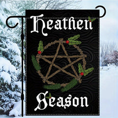 Heathen Season Garden Flag