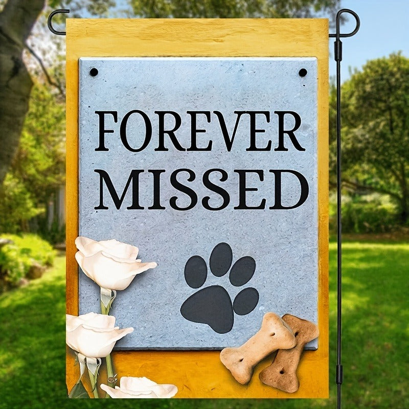 Pet Loss Sympathy Garden Flag