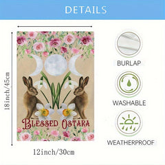 Blessed Ostara Garden Flag