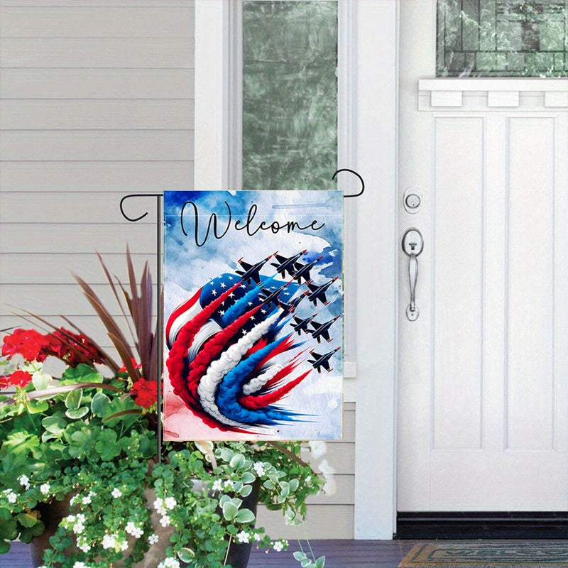 4th of July Welcome Garden Flag