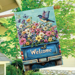 Hello Spring Double-Sided Garden Flag