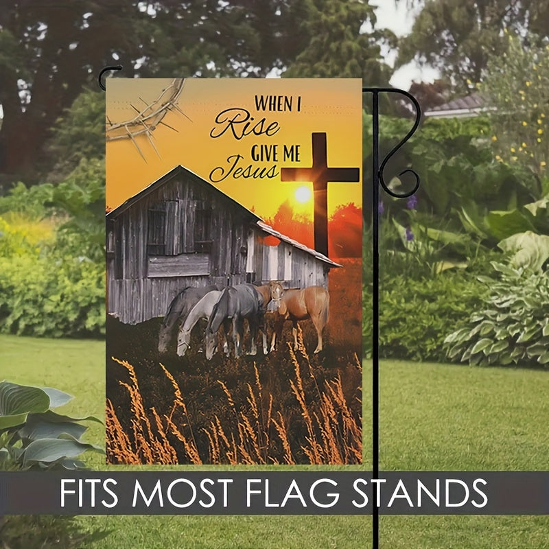 Give Me Jesus Garden Flag