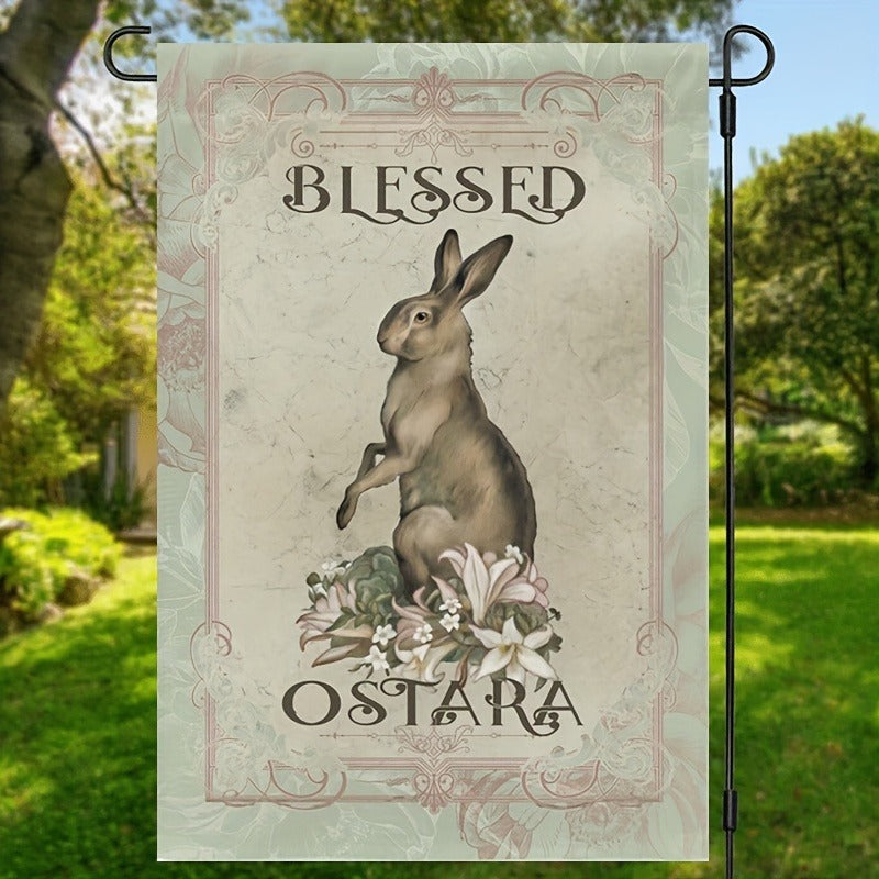 Blessed Ostara Theme Garden Flag