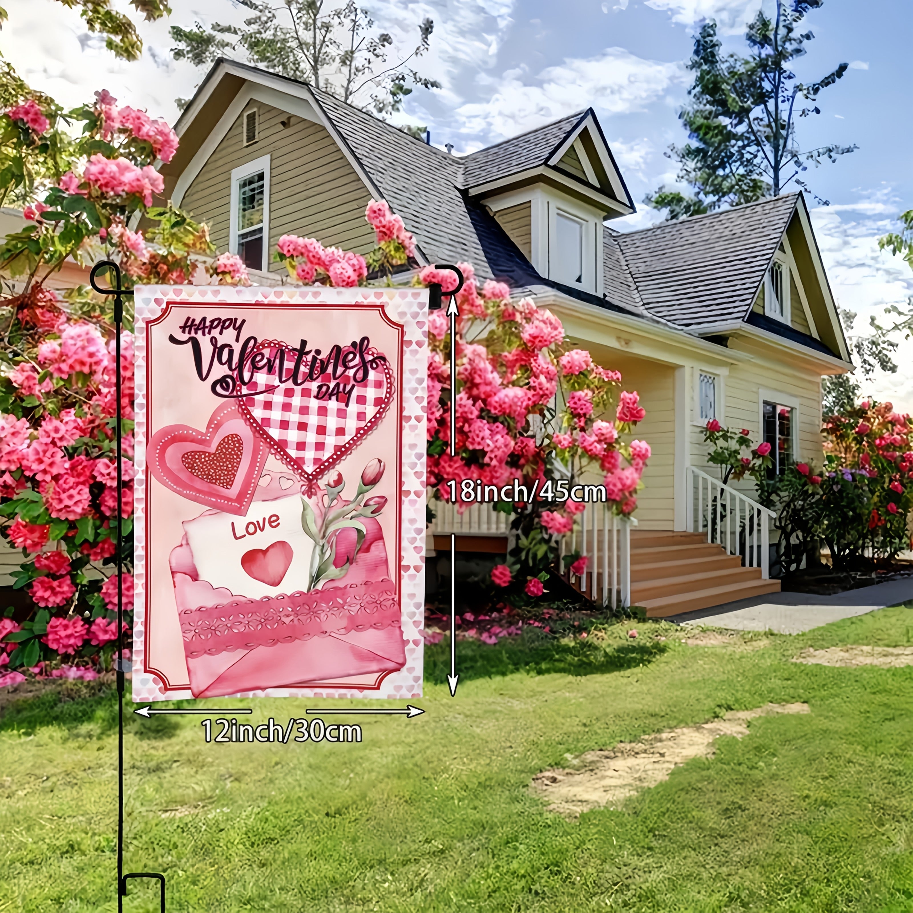 Valentine's Day Garden Flag