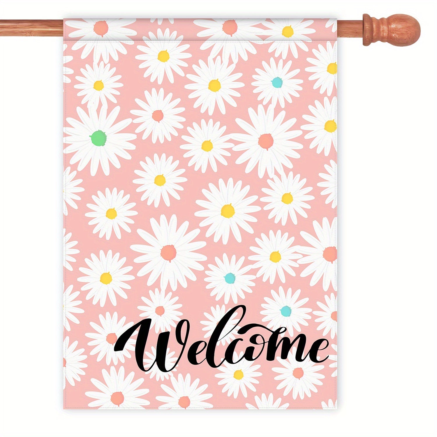 Daisy Delight Welcome House Flag