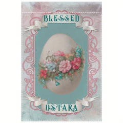 Blessed Ostara Themed Double-Sided Garden Flag