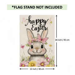 Happy Easter Bunny Garden Flag