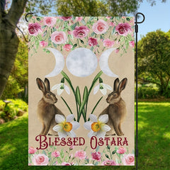 Blessed Ostara Garden Flag