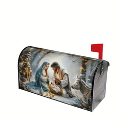 Nativity Scene Mailbox Cover