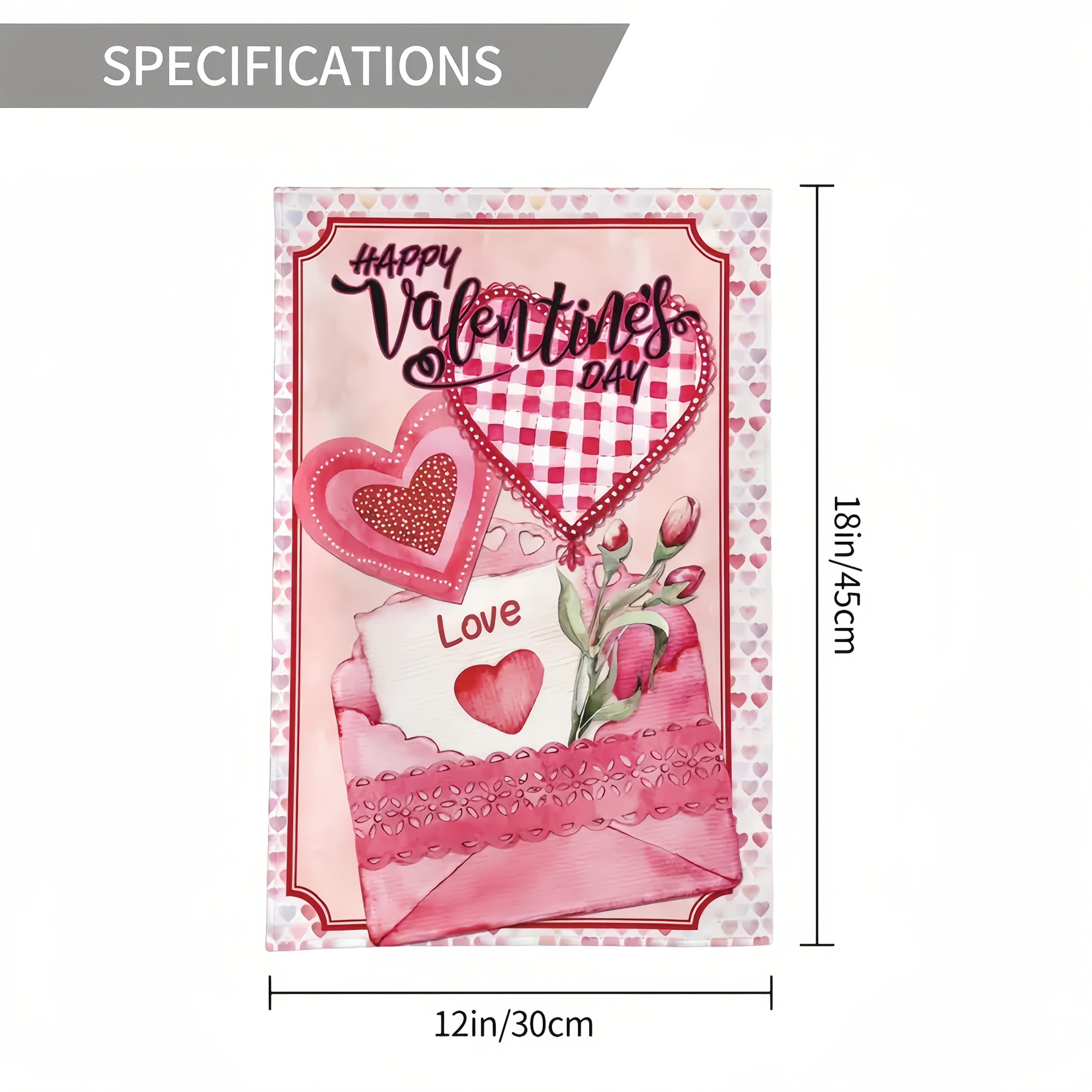 Valentine's Day Garden Flag