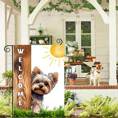 Yorkshire Sunshine Welcome Garden Flag