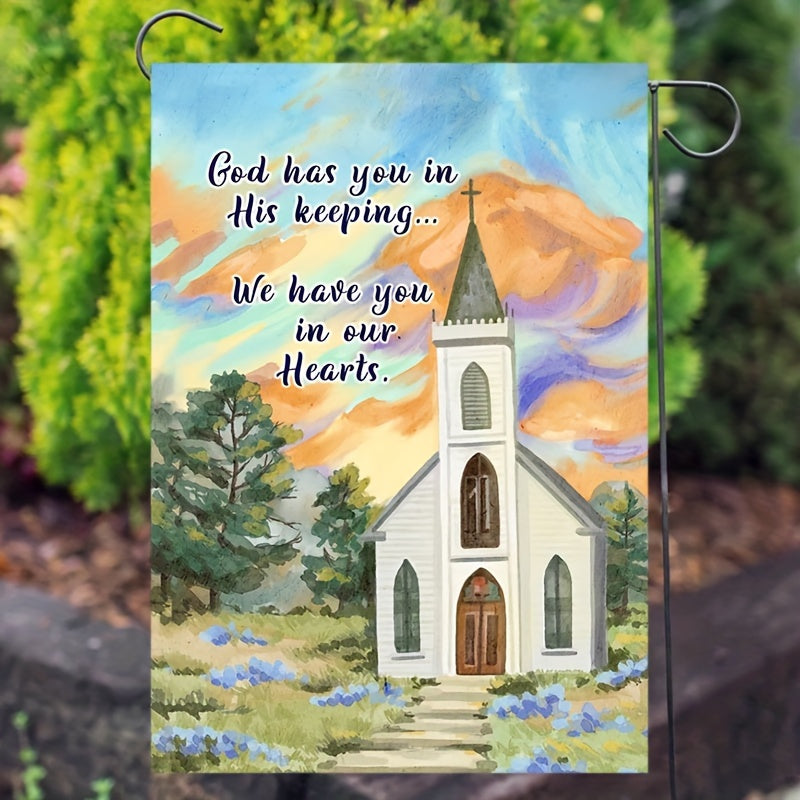 God Has You in His Keeping Memorial Garden Flag