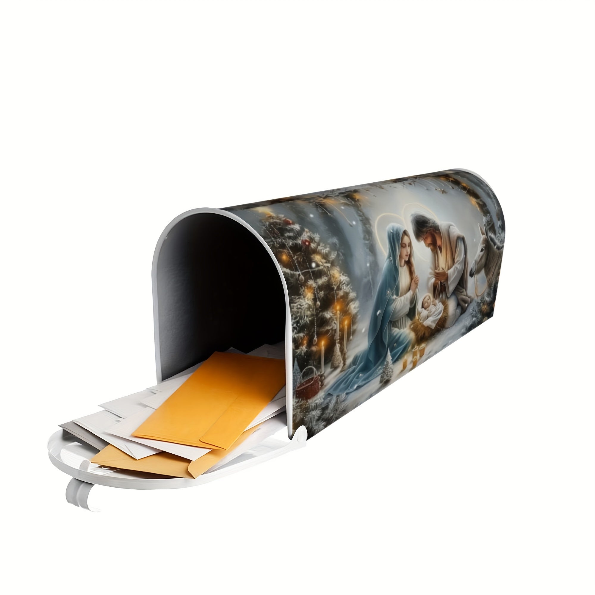 Nativity Scene Mailbox Cover