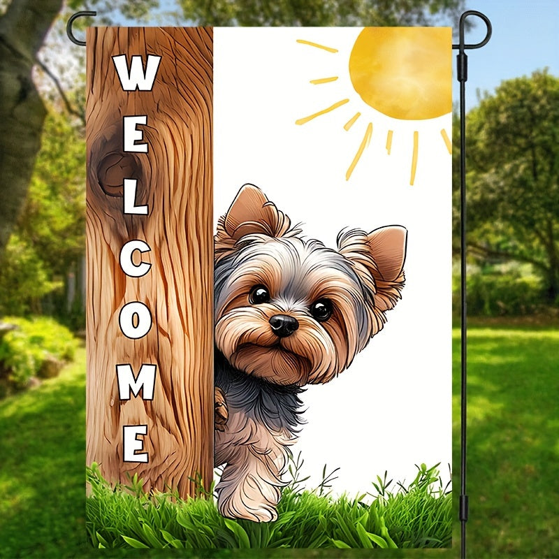 Yorkshire Sunshine Welcome Garden Flag