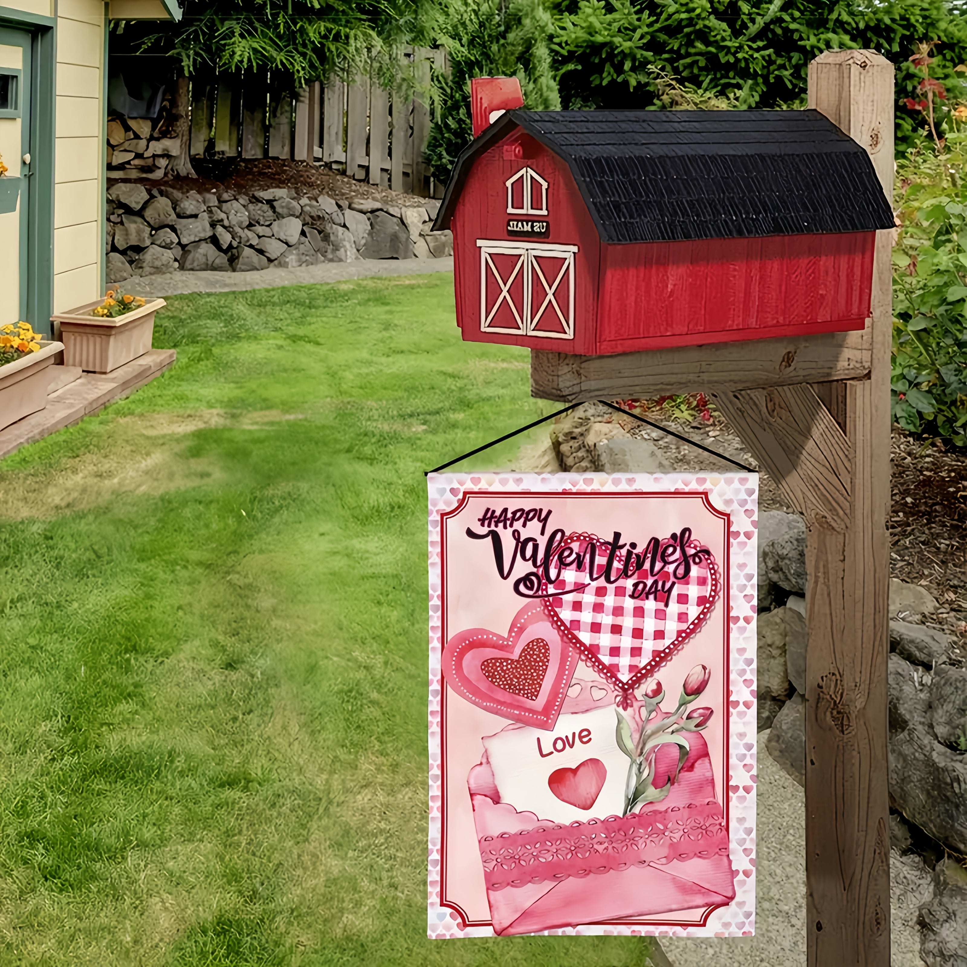 Valentine's Day Garden Flag