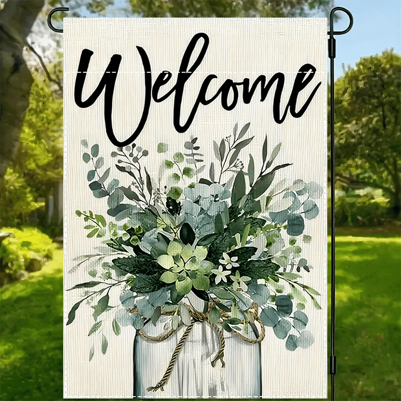 Charming Spring Welcome Garden Flag