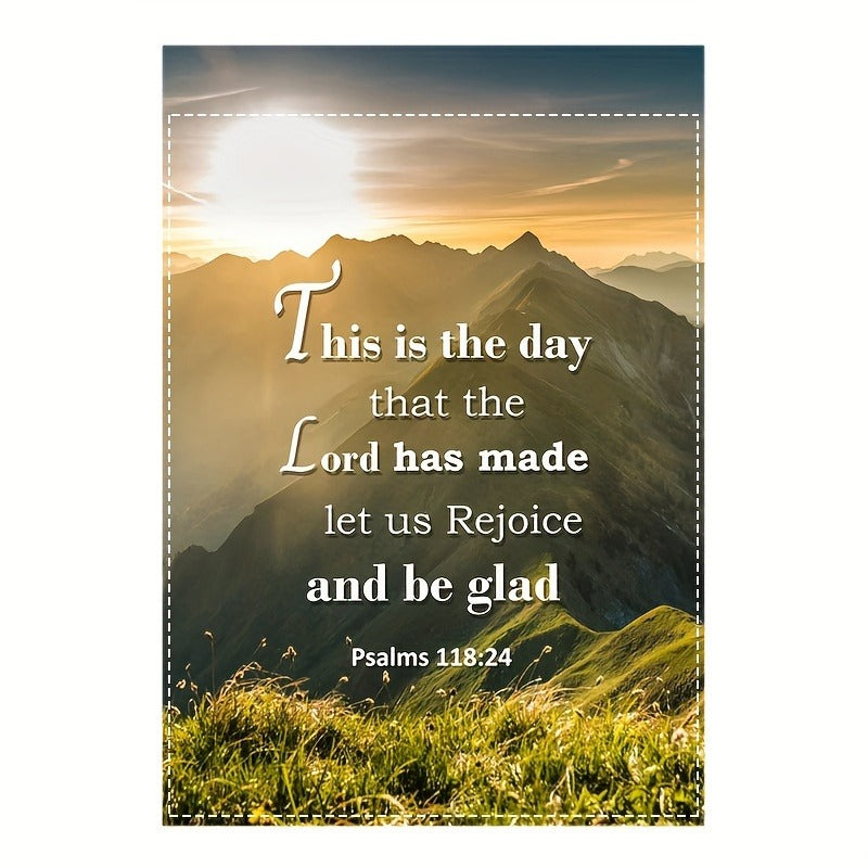 Inspirational Psalm 139:24 Bible Verse Garden Flag