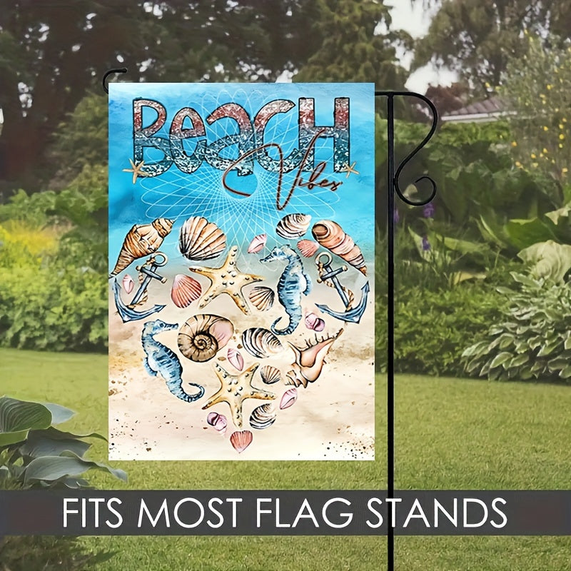 Beach Theme Holiday Garden Flag