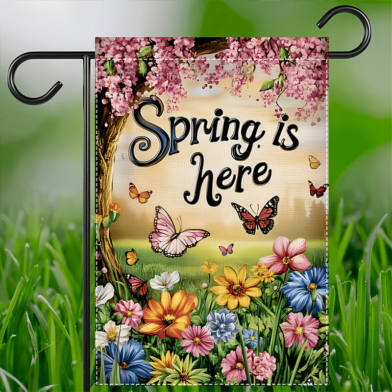 Waterproof Polyester Double-Sided Garden Flag