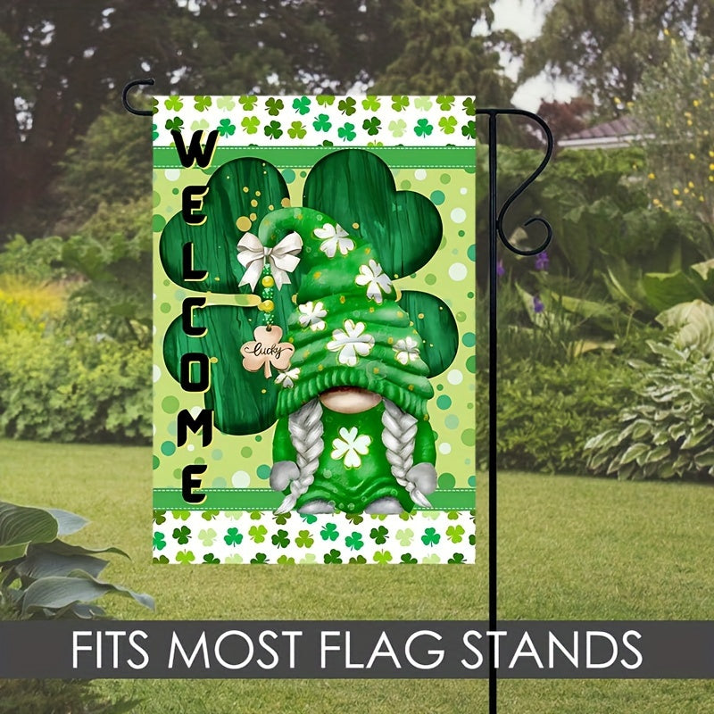 St Patrick's Day Garden Flag