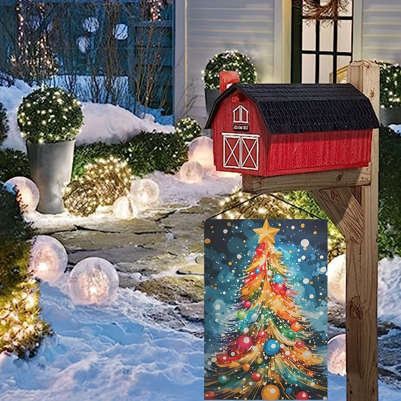 Christmas Tree Garden Flag