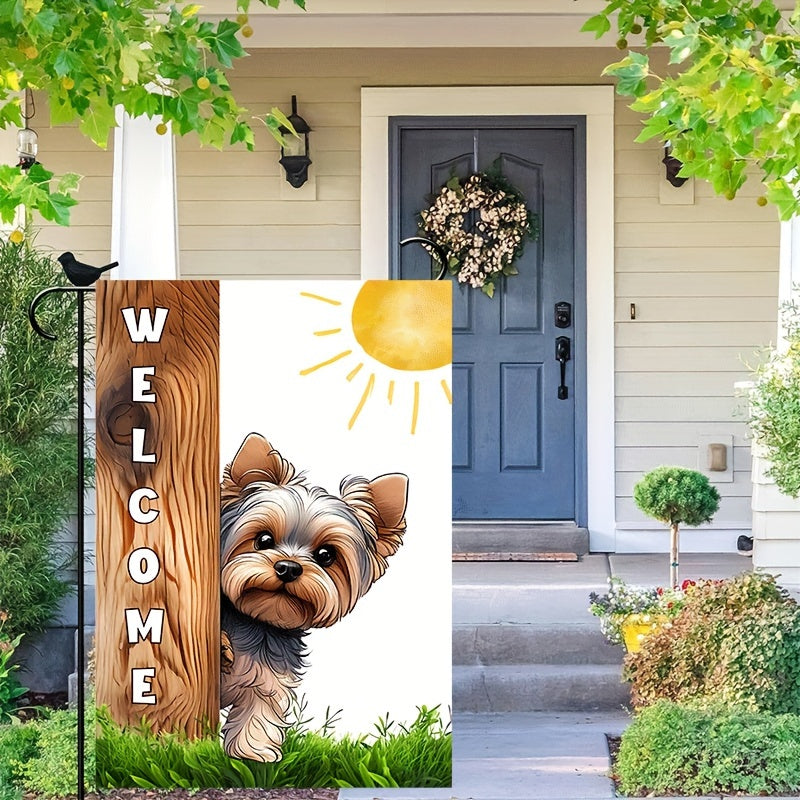 Yorkshire Sunshine Welcome Garden Flag