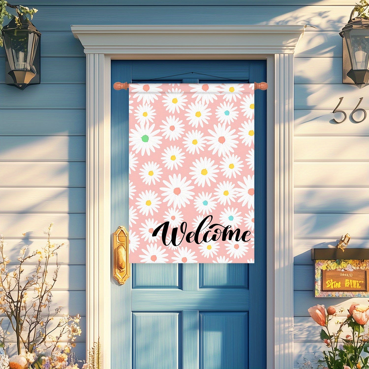 Daisy Delight Welcome House Flag