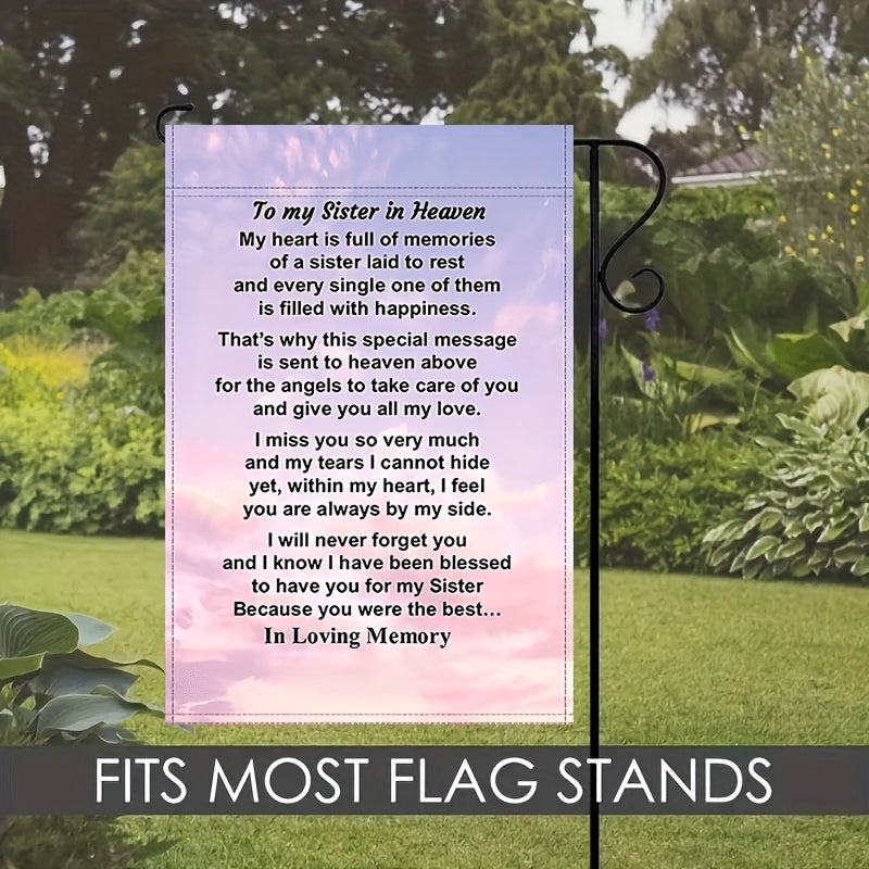 In Loving Memory Garden Flag