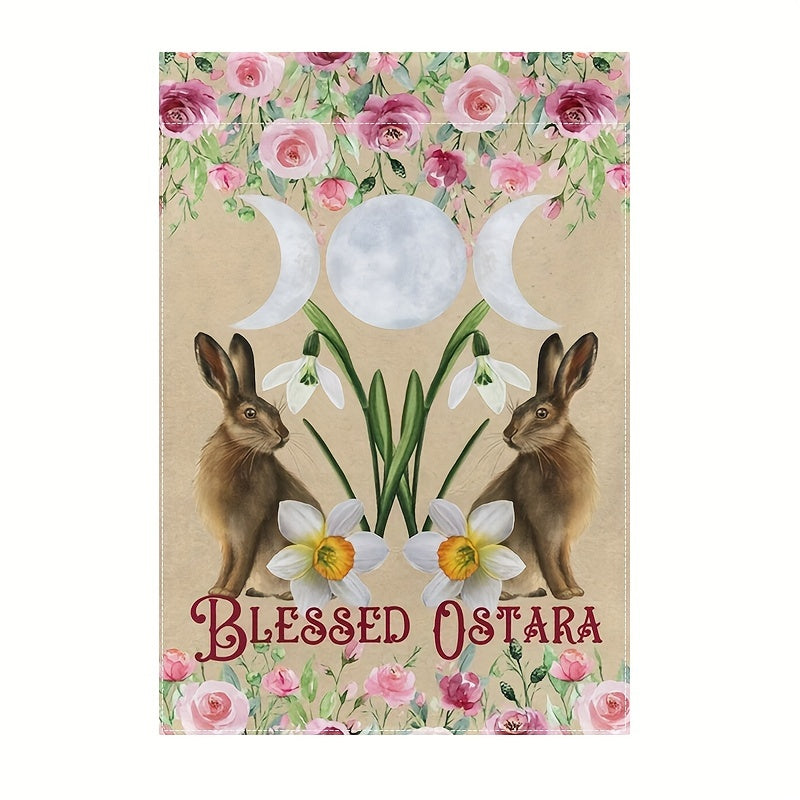 Blessed Ostara Garden Flag