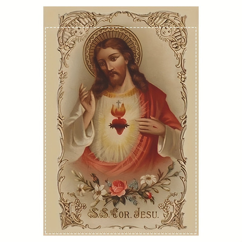 Sacred Heart Of Garden Flag