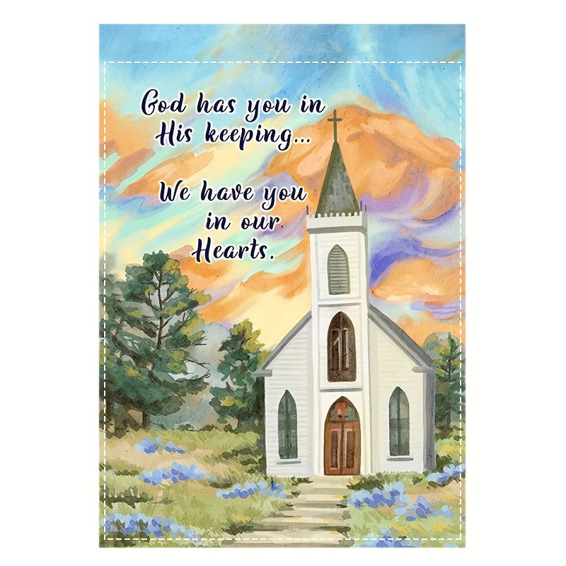 God Has You in His Keeping Memorial Garden Flag