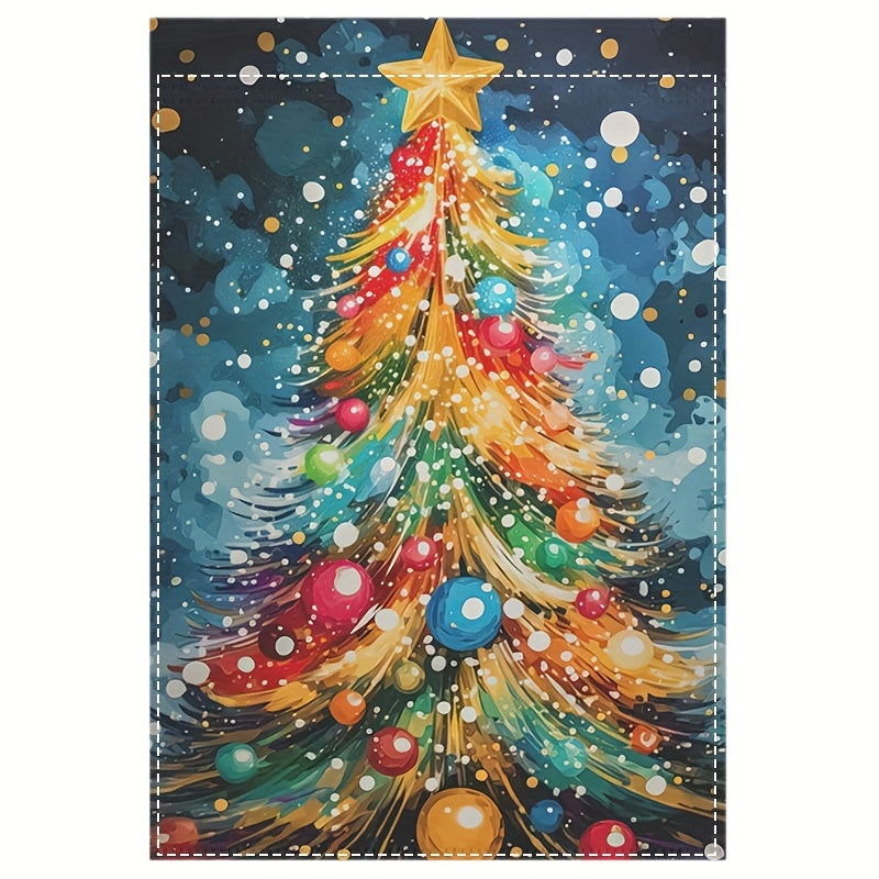 Christmas Tree Garden Flag