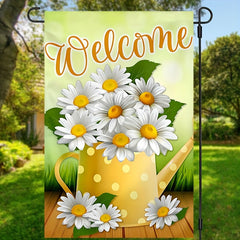 Vibrant Spring Welcome Garden Flag