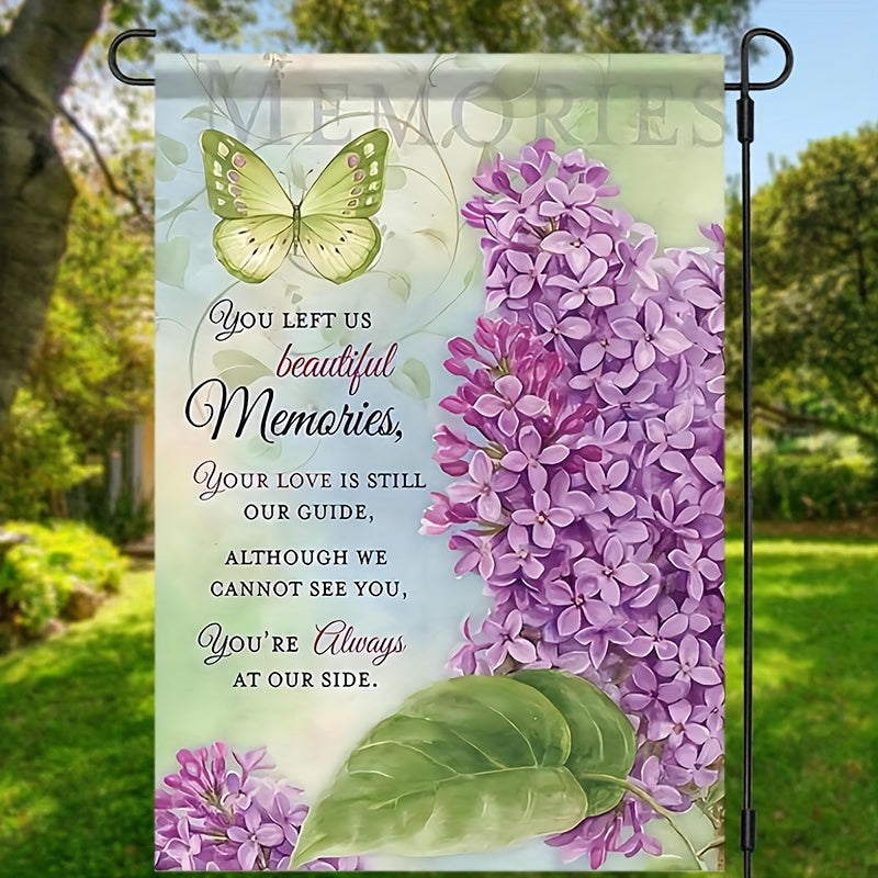 Beautiful Memories Bible-Inspired Garden Flag