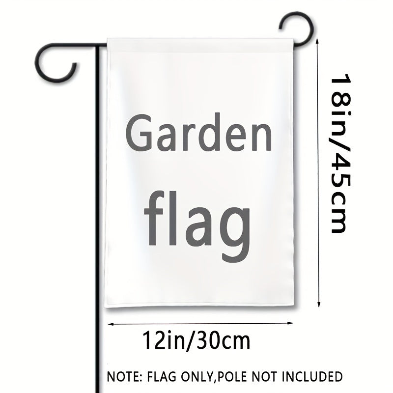 Double-Sided Garden Flag] Happy New Year Celebration Garden Flag