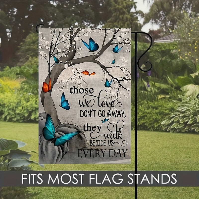 Heartfelt Memorial Garden Flag