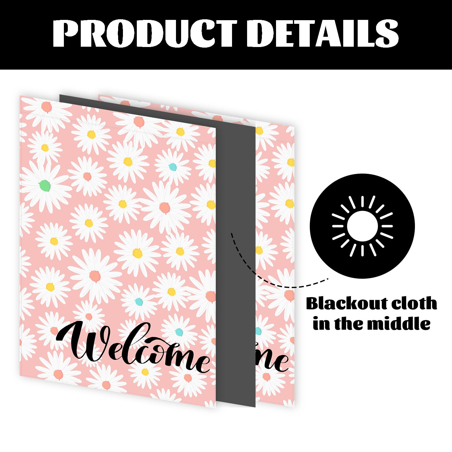 Daisy Delight Welcome House Flag