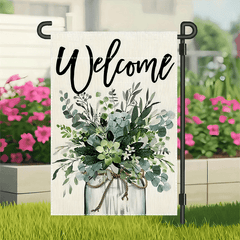 Charming Spring Welcome Garden Flag